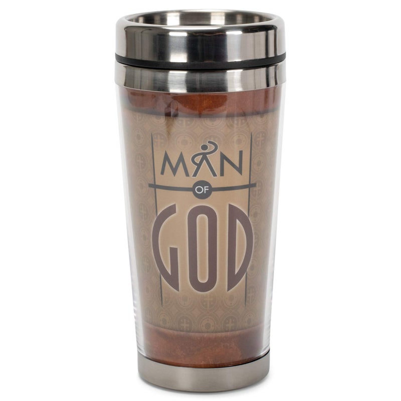 Dicksons Man Of God Arms with Strength 16 Oz. Stainless Steel Insulated Travel Mug with Lid - Image 3